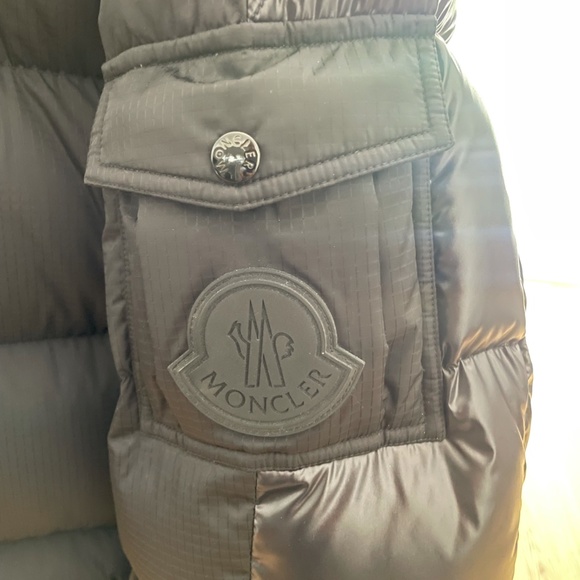 MONCLER Black paneled hooded jacket black - Picture 2 of 13